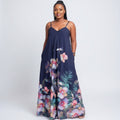 Sleeveless Floral Maxi Dress 