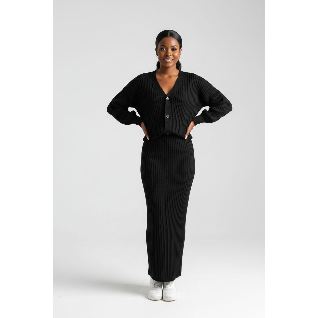 Women's Two-Piece Knitted Set