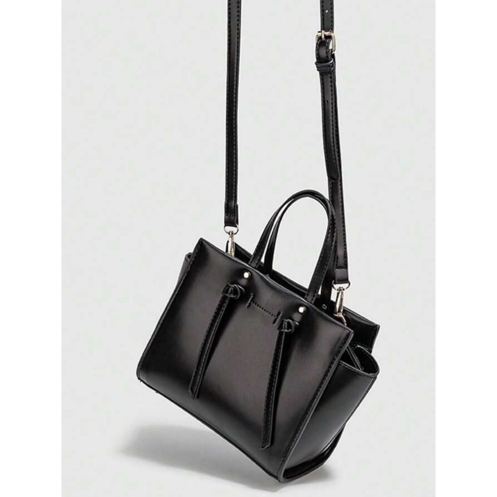 Elegant Top Handle Mini Bag with Shoulder Strap