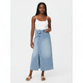 Denim Front Slit Skirt