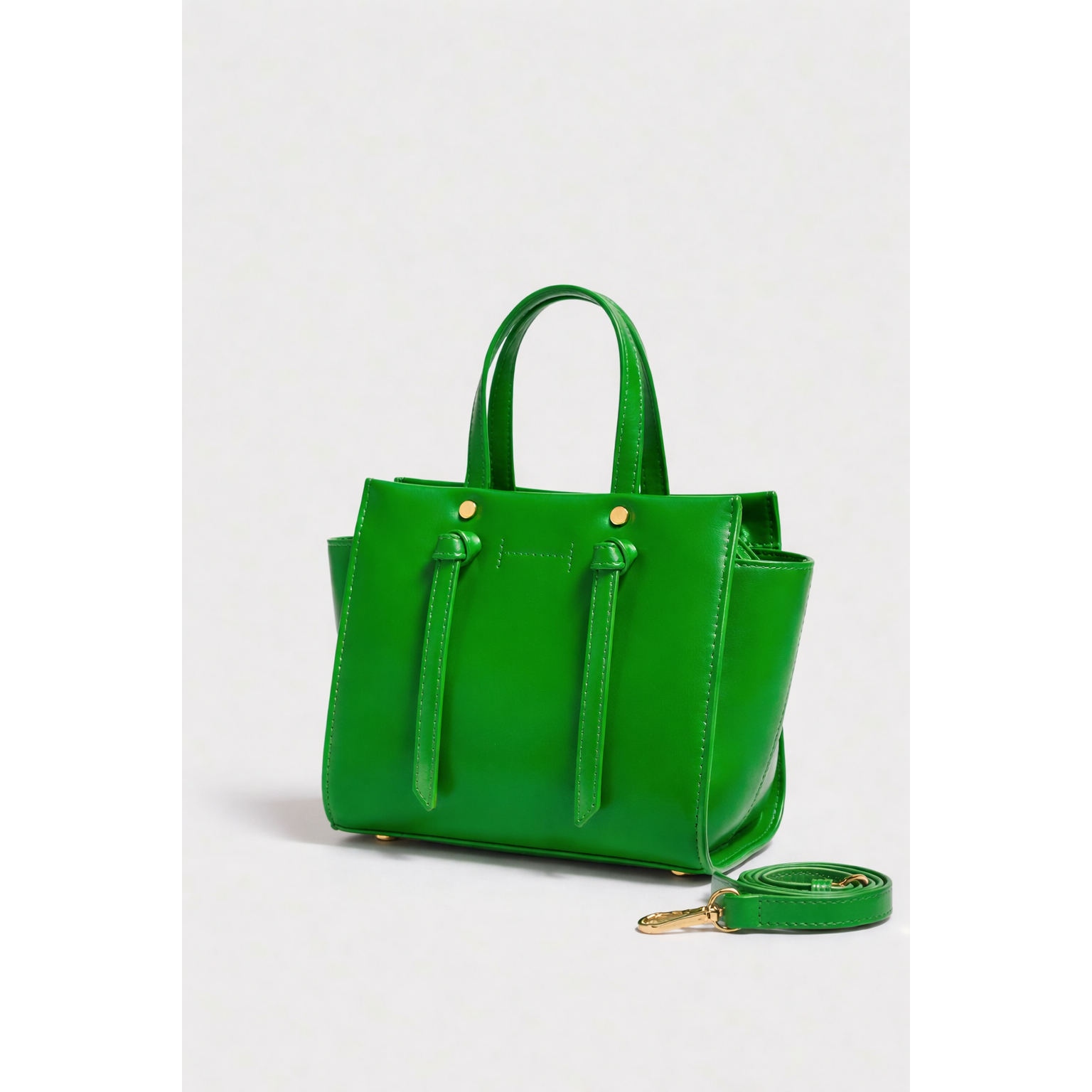 Elegant Top Handle Mini Bag with Shoulder Strap