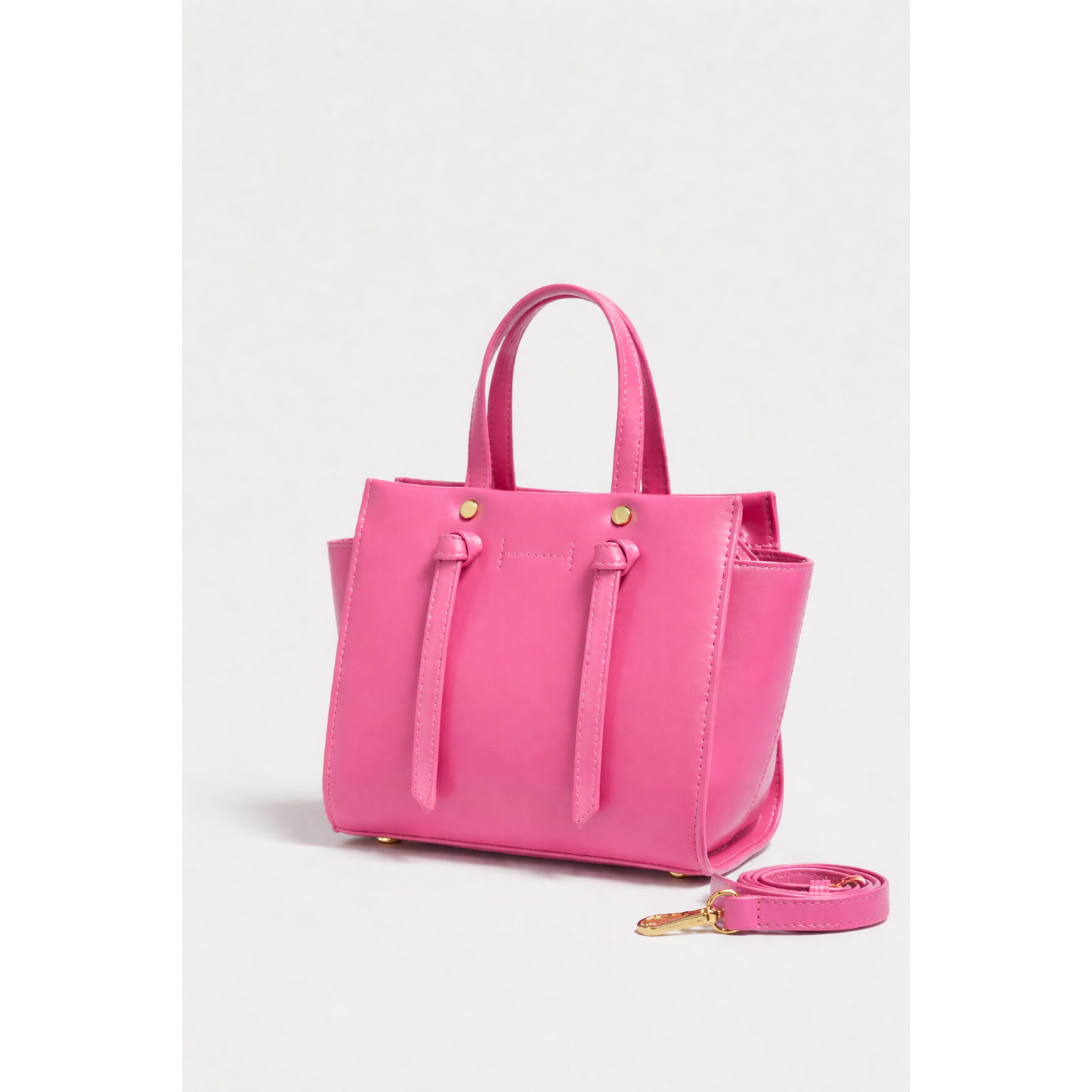 Elegant Top Handle Mini Bag with Shoulder Strap