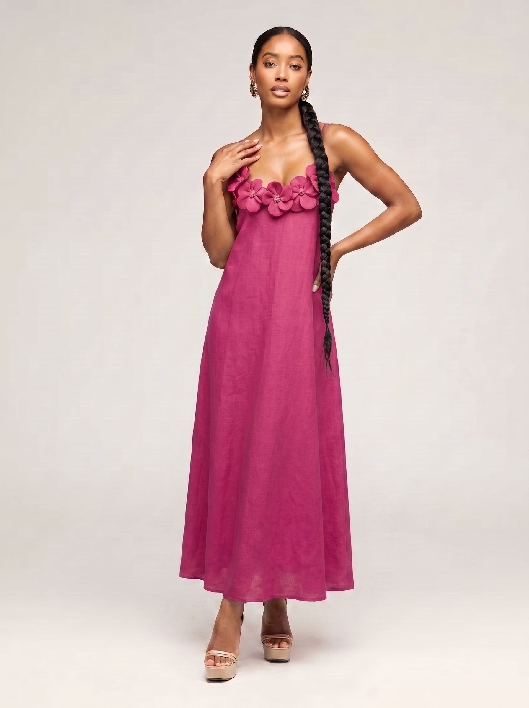 Camellia Floral Maxi Dress
