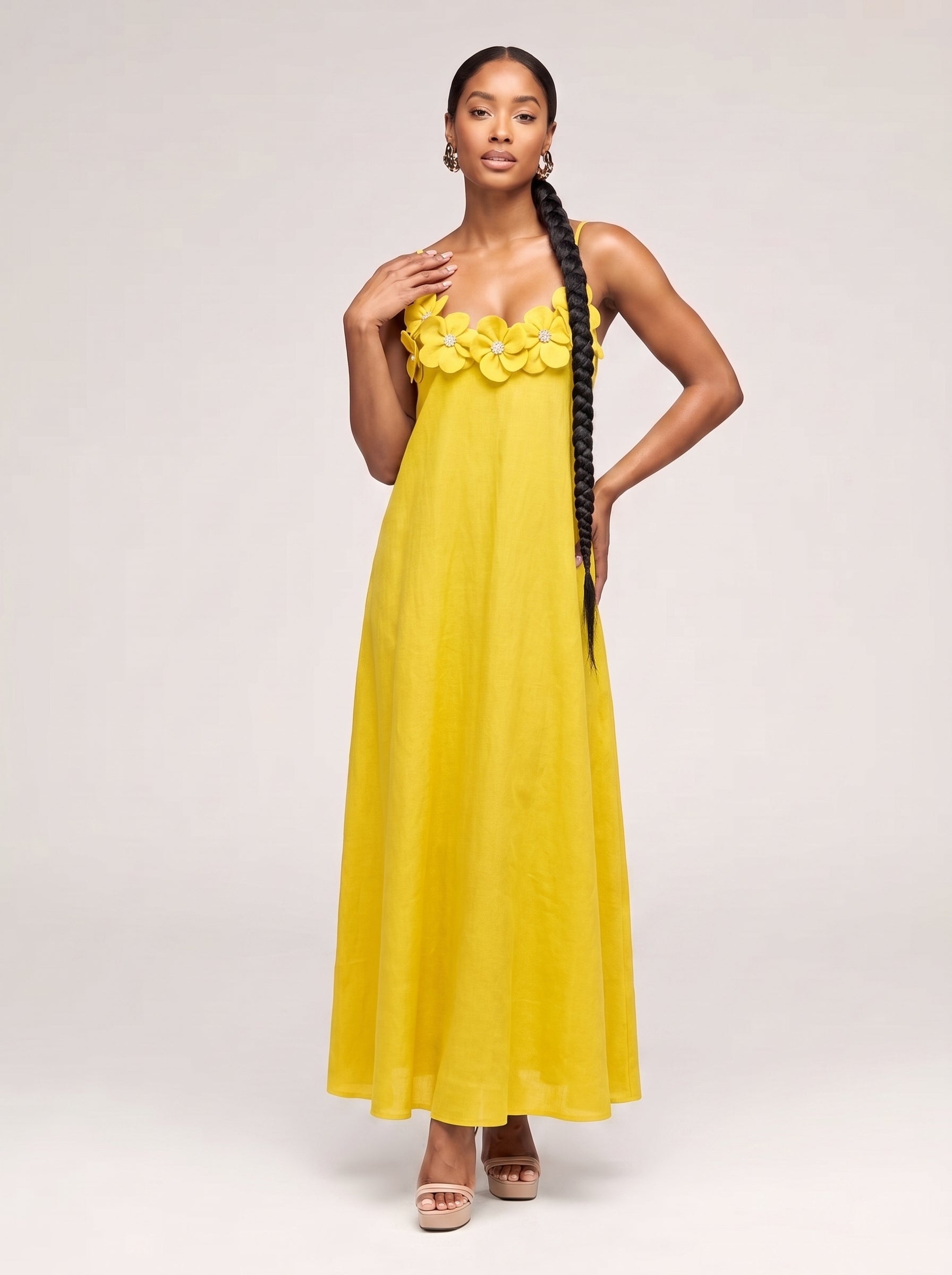 Camellia Floral Maxi Dress