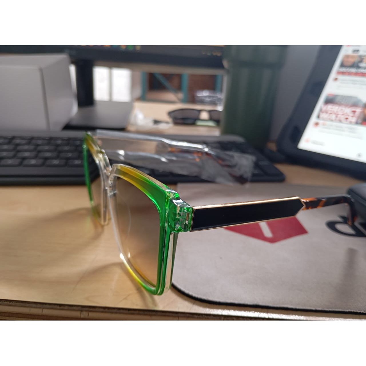 Double Beam Design Light Luxury Style Unisex SOLACE Sunglasses