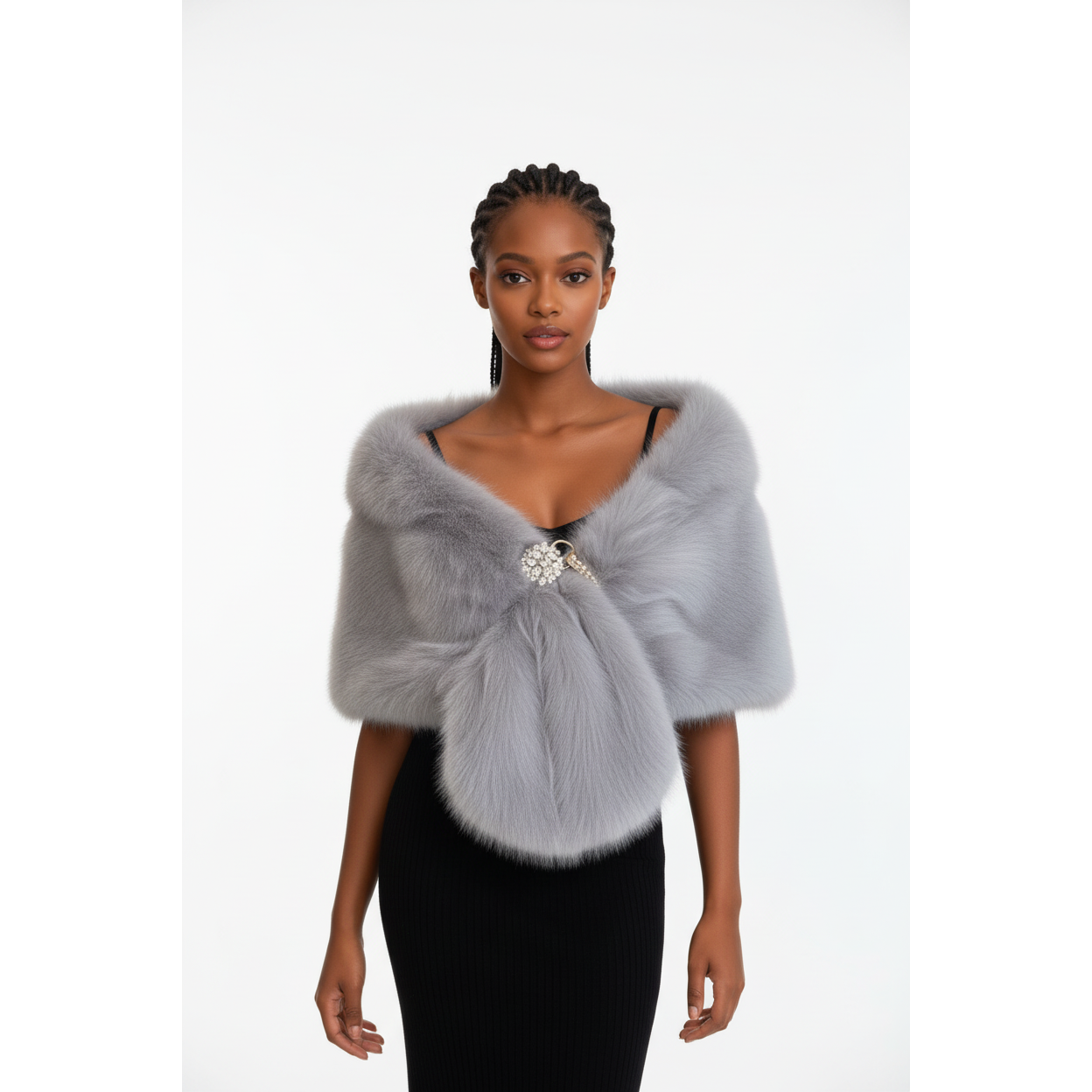 Cloak Fur Thicken Warm Short Outwear