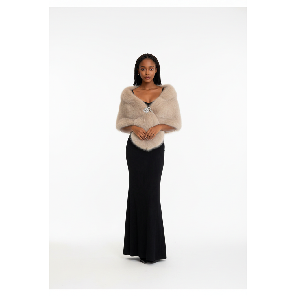 Cloak Fur Thicken Warm Short Outwear