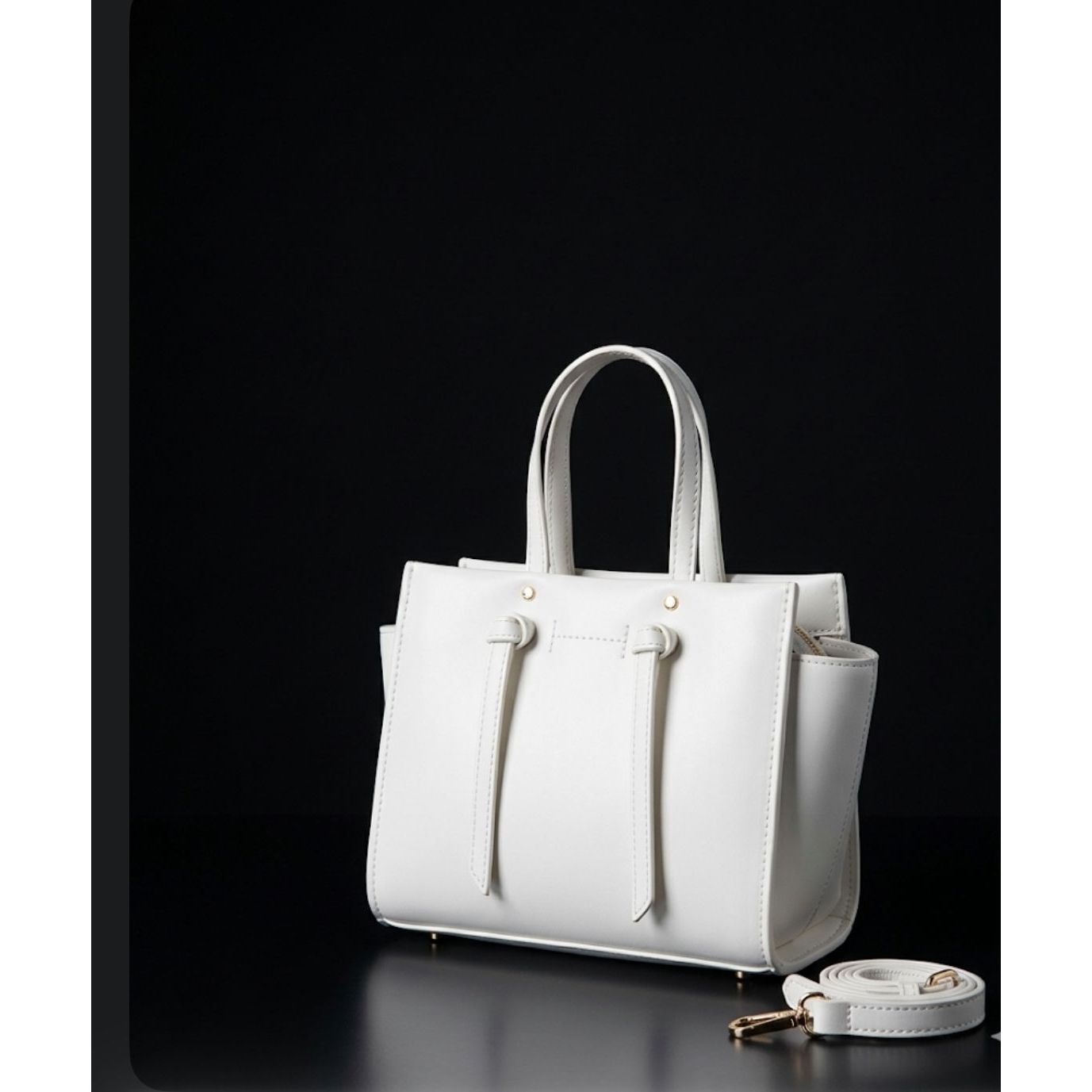 Elegant Top Handle Mini Bag with Shoulder Strap