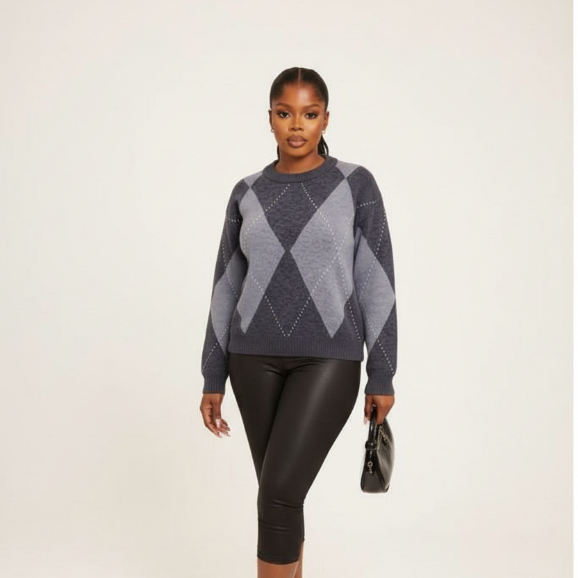 Ladies Versatile Knitted Sweater Top