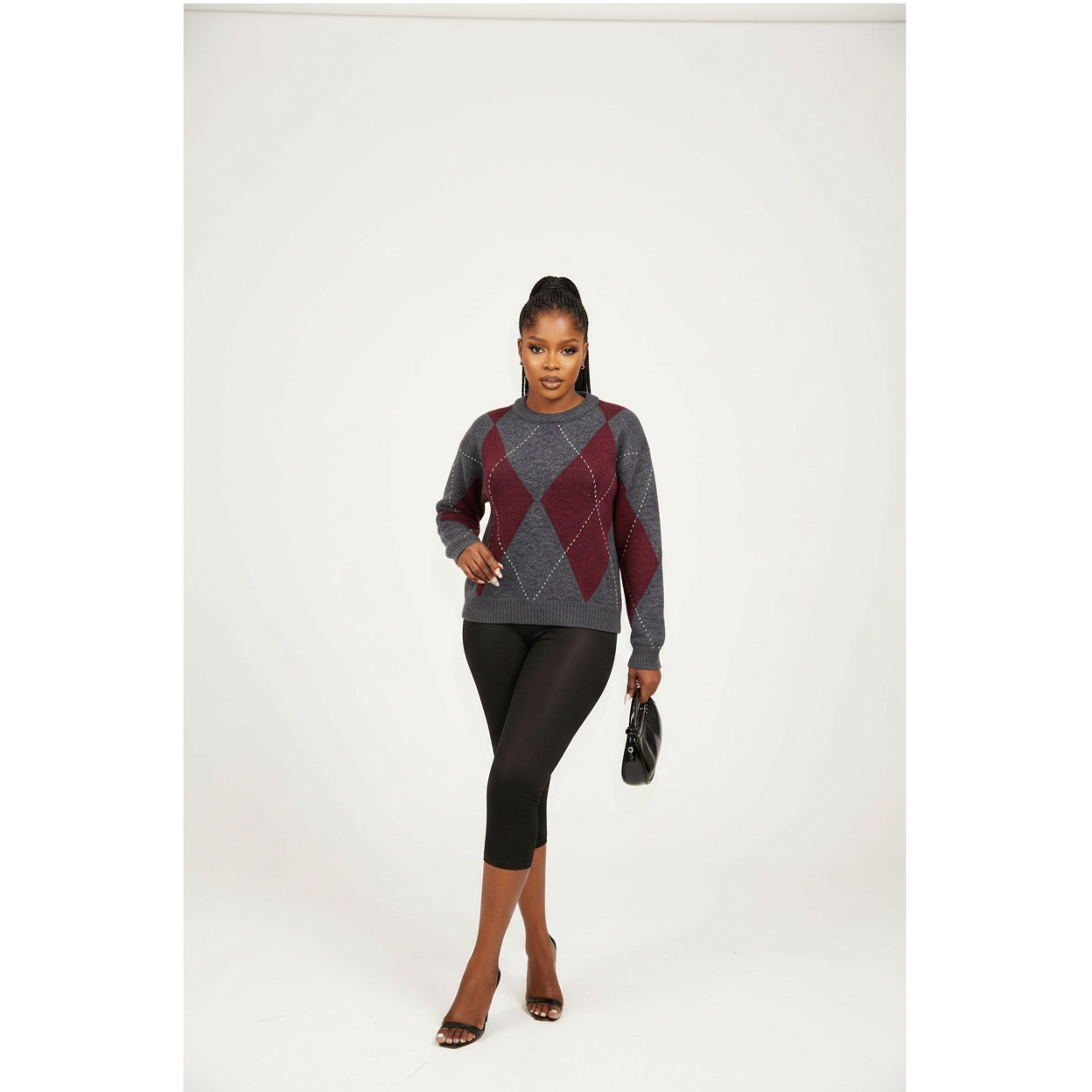 Ladies Versatile Knitted Sweater Top
