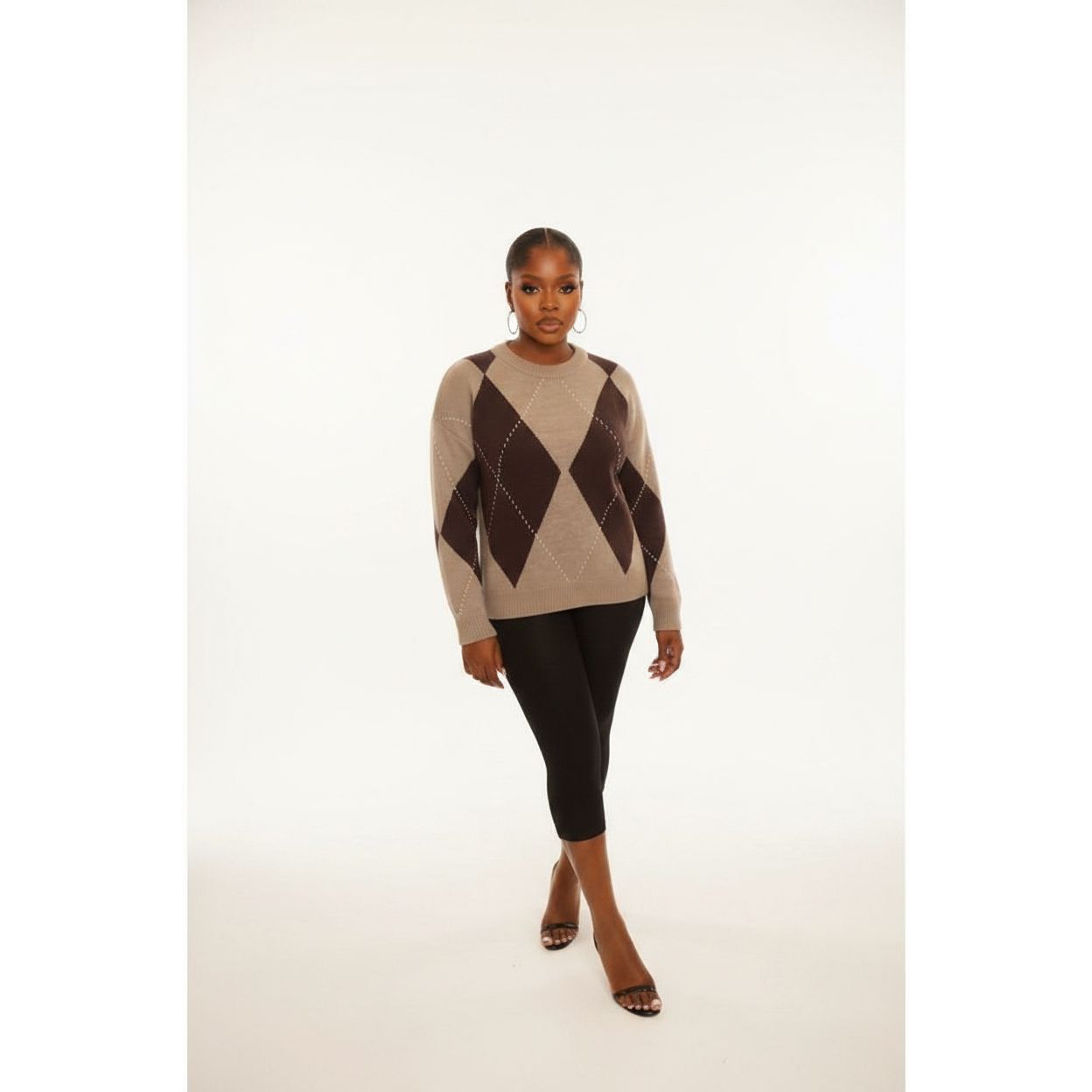Ladies Versatile Knitted Sweater Top