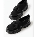 Chic Slip-On Chunky Lug-Sole Loafers