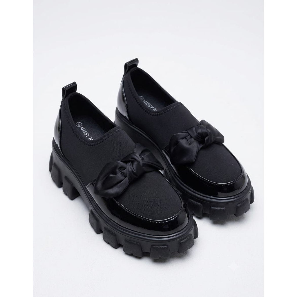 Chic Slip-On Chunky Lug-Sole Loafers