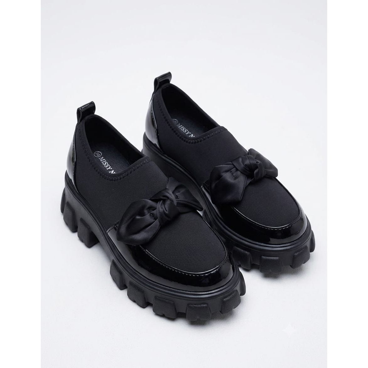 Chic Slip-On Chunky Lug-Sole Loafers