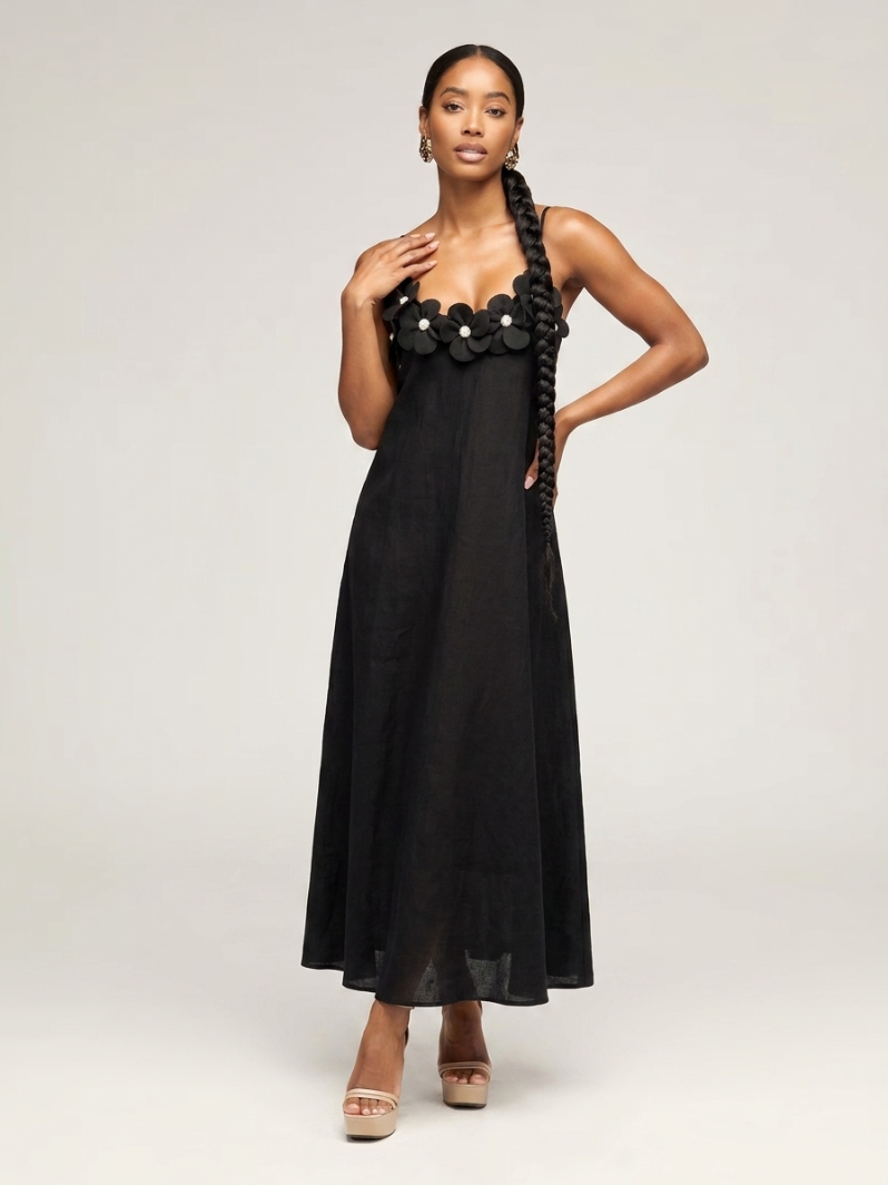 Camellia Floral Maxi Dress