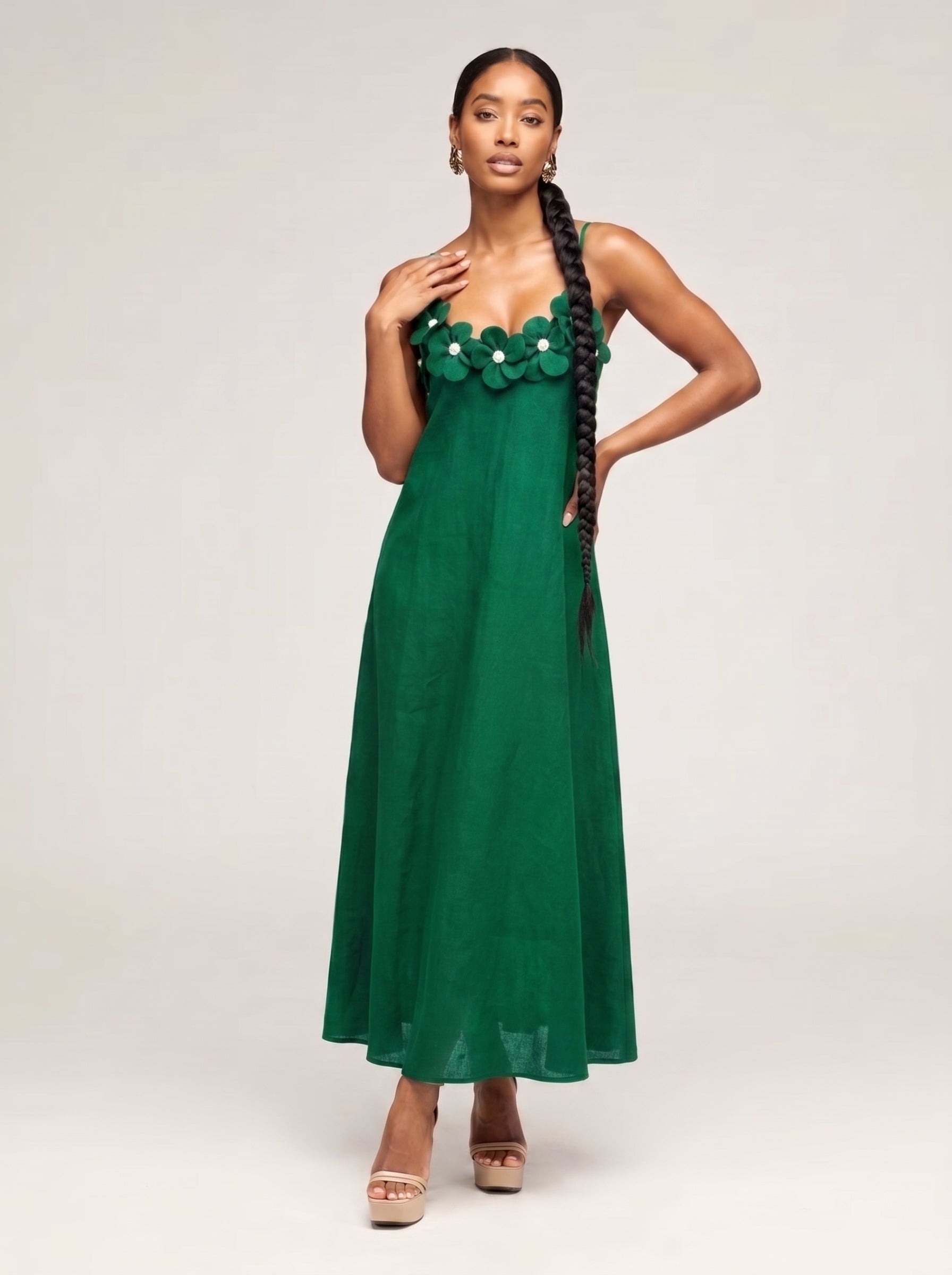 Camellia Floral Maxi Dress
