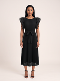 Celeste Pleated Midi Dress