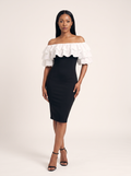 Seraphina Ruffle Midi Dress