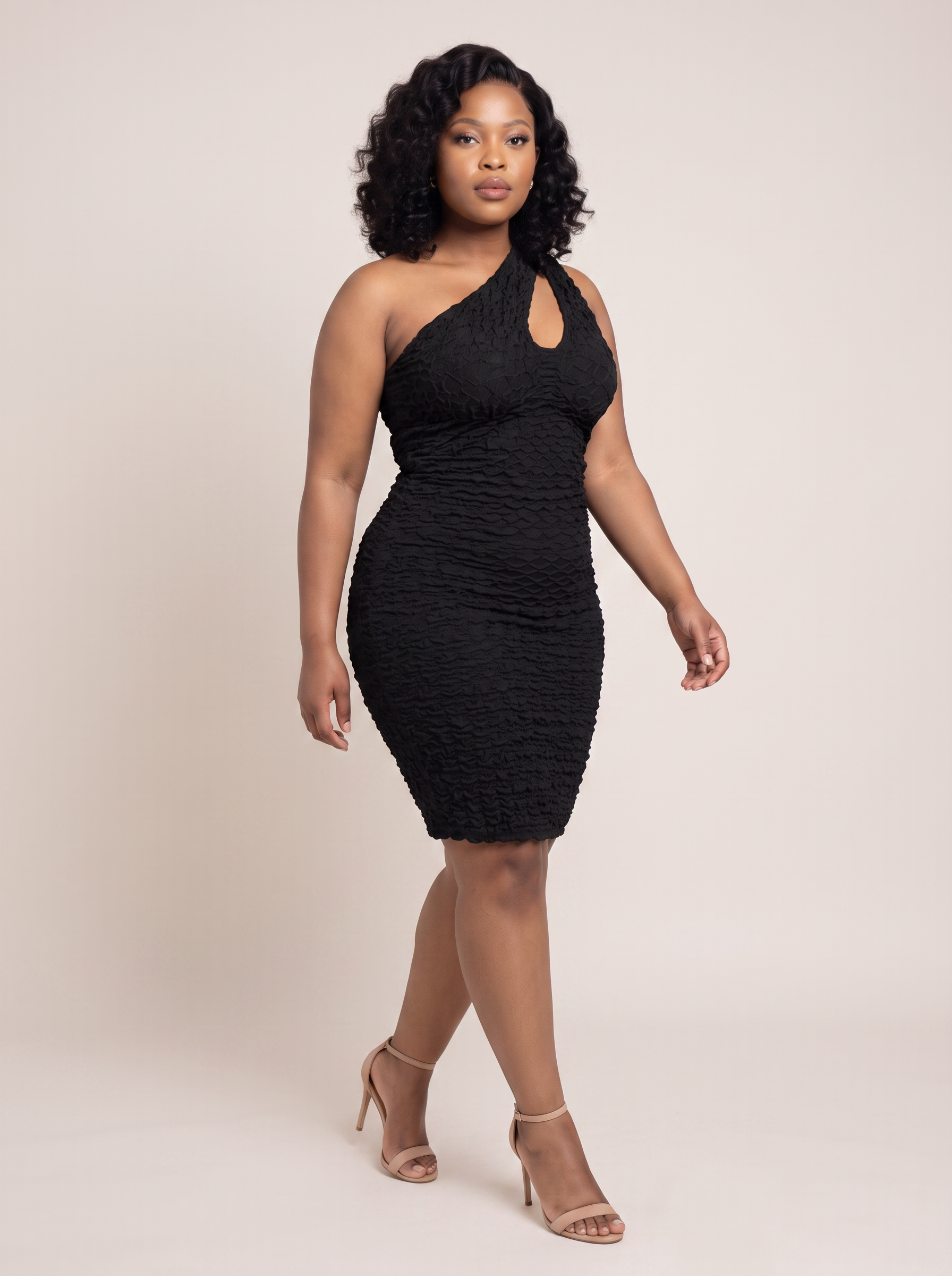 Cassia Textured Mini Dress