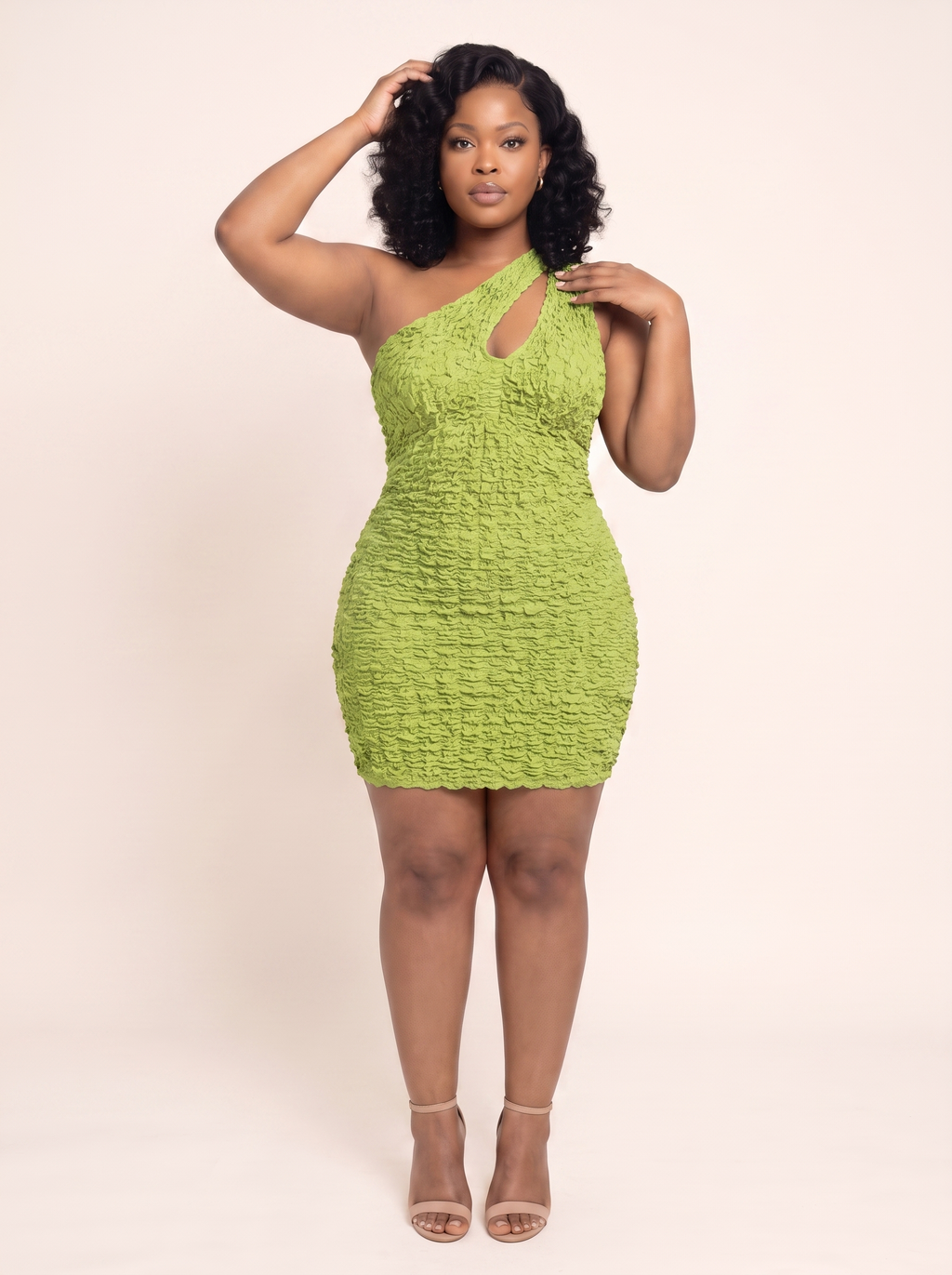 Cassia Textured Mini Dress