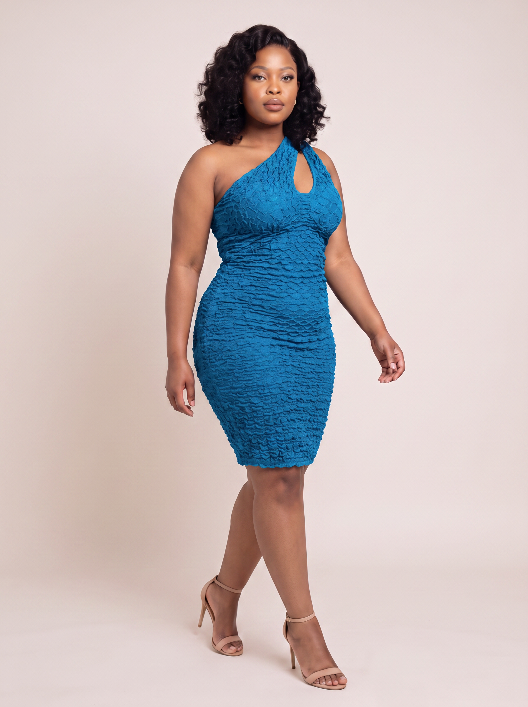 Cassia Textured Mini Dress