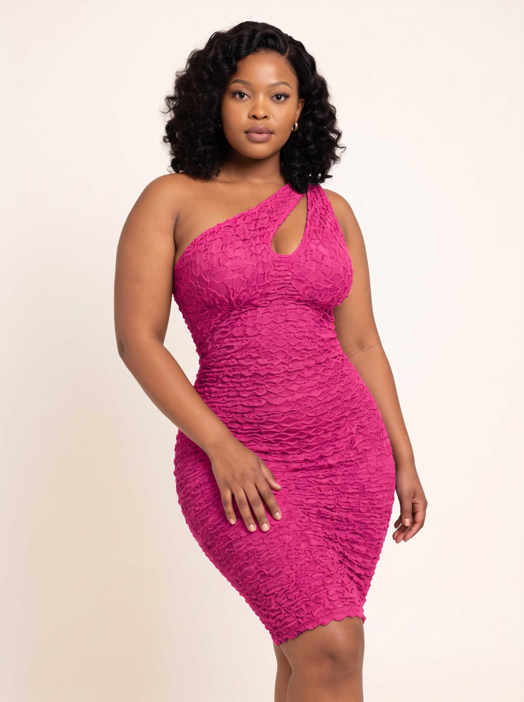 Cassia Textured Mini Dress